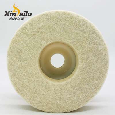 4 inch Wool Felt Polishing Disc Wheel Fit Angle Grinder For Polishing Stainless Steel