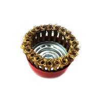 Best selling brass wire cup brush for cleaning rust