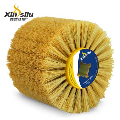 110x100x19mm Sisal Wire Brush Fiber Brush Wheel For Wood Surface Deburring Sweeping Cleaning